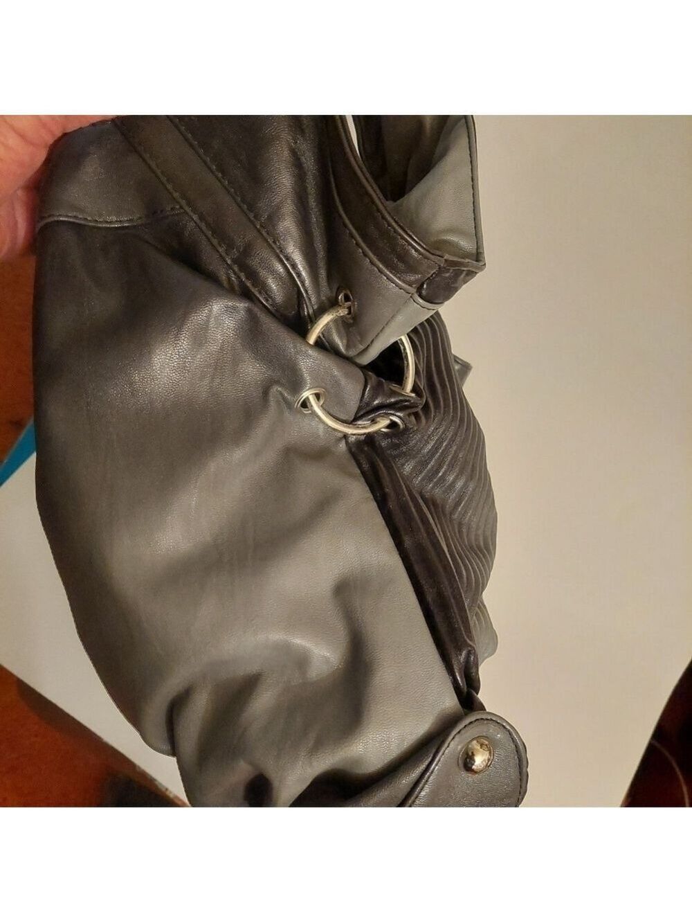 Miss Caprice Gray Gradient Handbag/ Purse - Picture 6 of 16